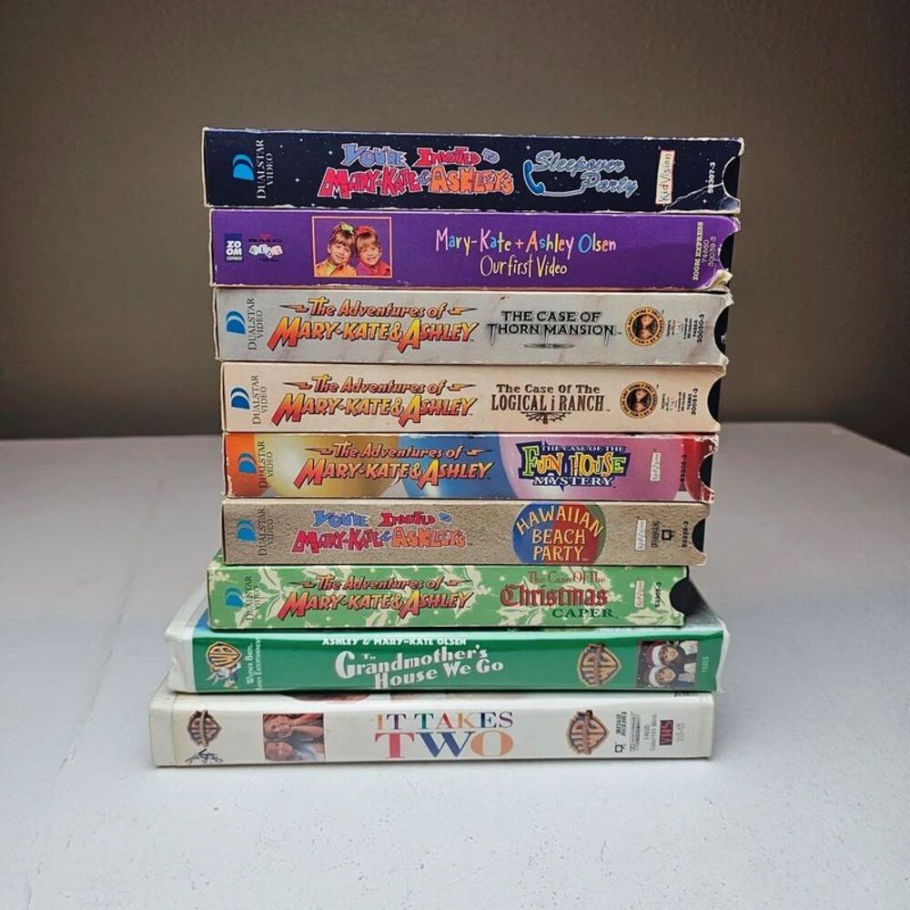 Mary Kate and Ashley Olsen VHS lot